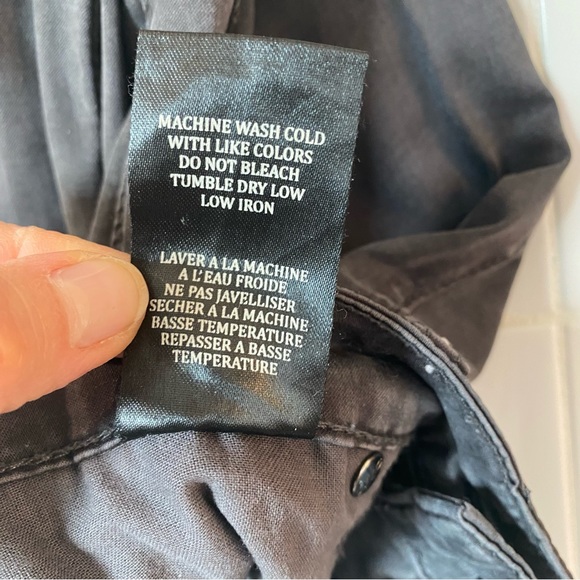 BlankNYC women’s distressed stretchy pants accent zippers and fringe size 25 - Picture 5 of 8